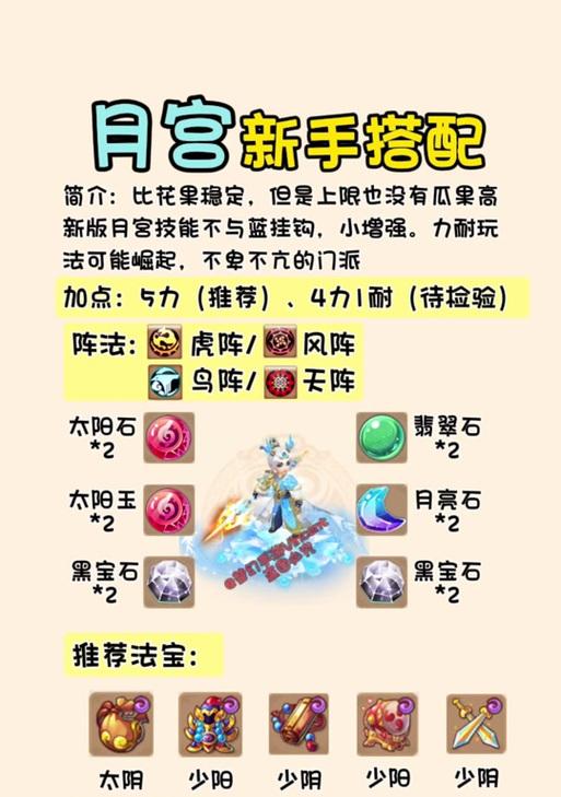 梦幻西游手游中月宫角色的耐点防御数值是多少？  第3张