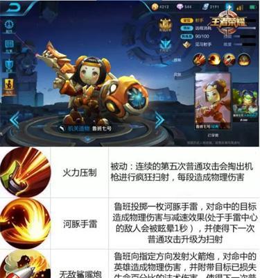 在王者荣耀中玩鲁班七号应携带哪些技能？  第1张