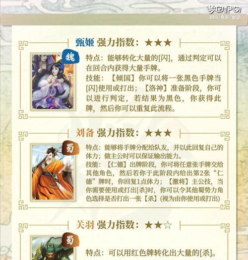 三国杀排位卡将小号必备武将有哪些？如何选择？  第1张