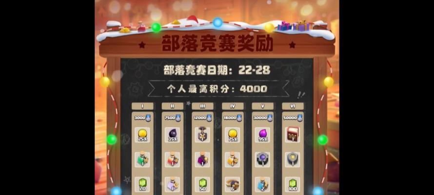 部落冲突月赛开启条件是什么？如何参与月赛？  第2张