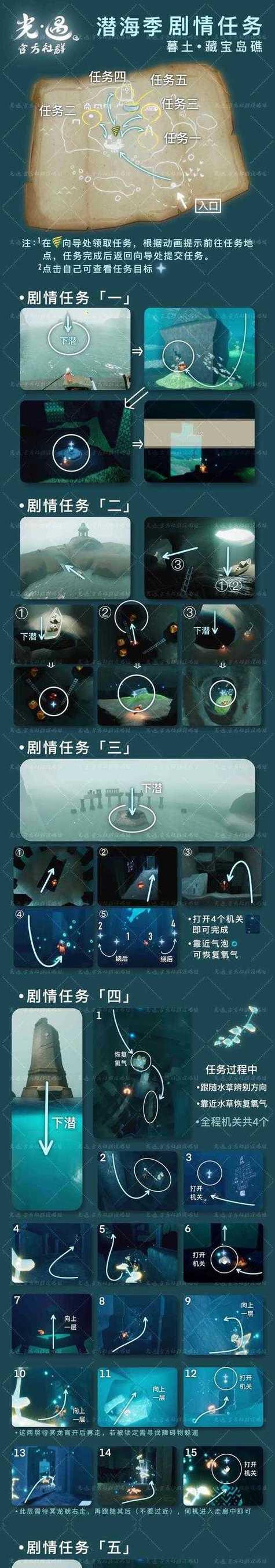 《探索光遇黑水湾沉船冥想任务攻略》（揭秘光遇黑水港湾的冥想之旅）  第1张