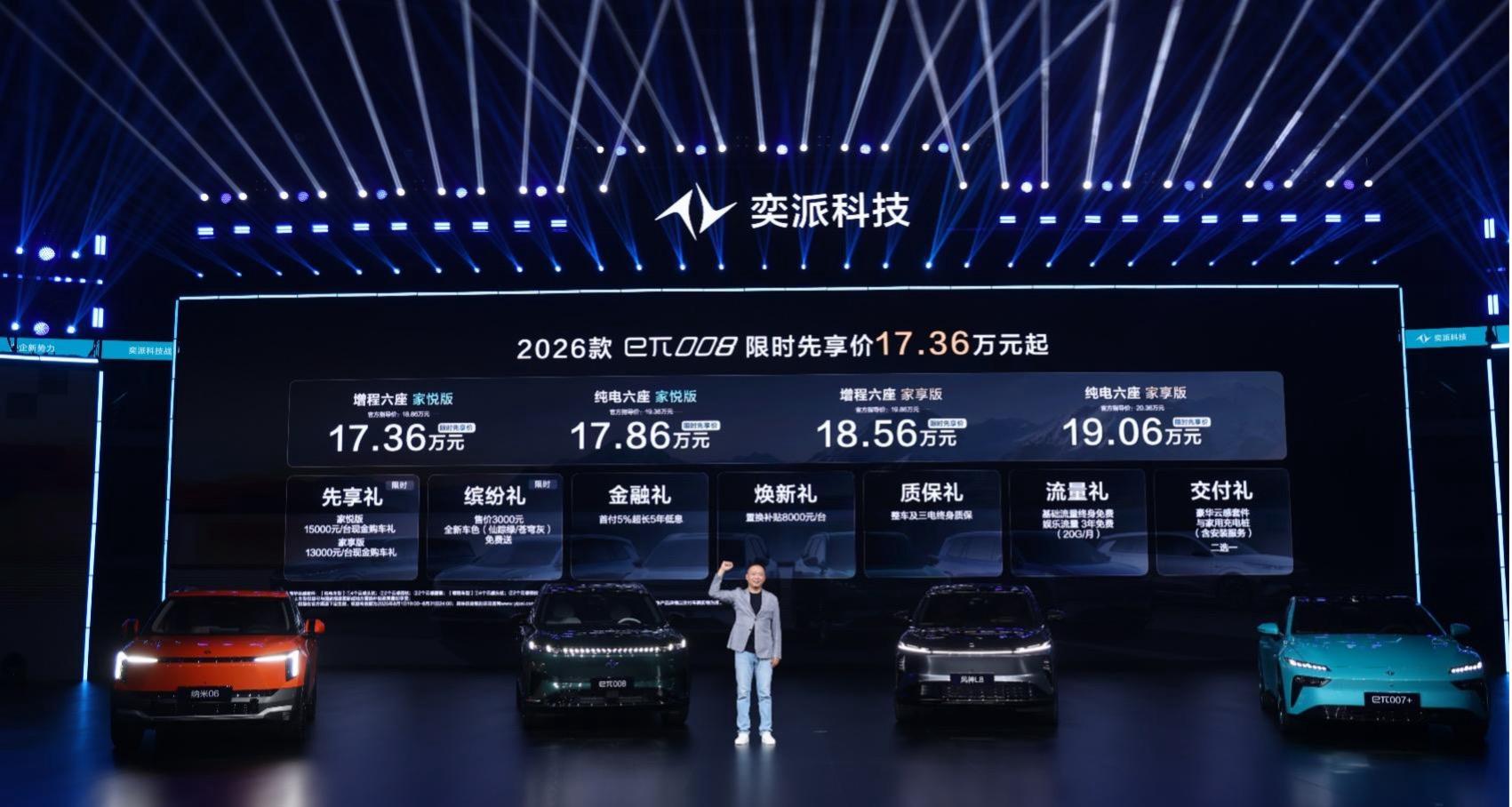 东风「整合」奕派科技，2026 款东风奕派 eπ008 限时先享价 17.36 万元  第5张