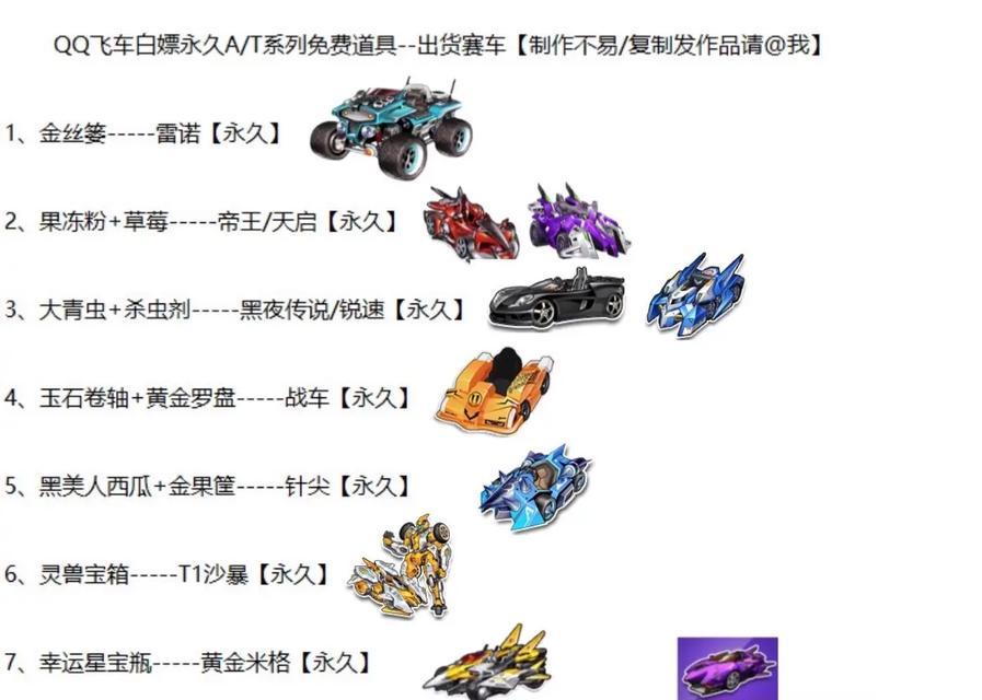 QQ飞车赛车选择攻略（解锁车辆的方法与选择技巧）  第1张