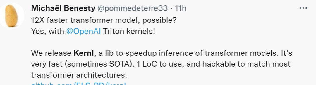 一行代码12倍加速Bert推理，OpenAI编程语言加持的引擎火了  第3张