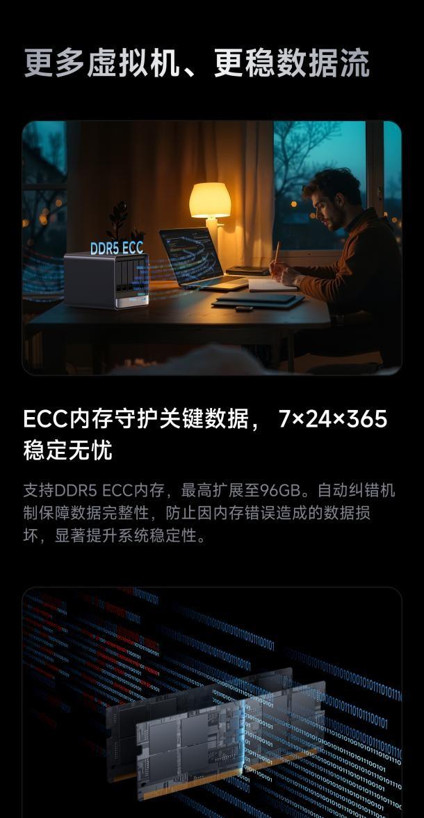 铭凡推出 N5 Pro 高性能 NAS 主机：搭载 AMD AI 9 HX 370 处理器、支持 144TB 容量  第4张