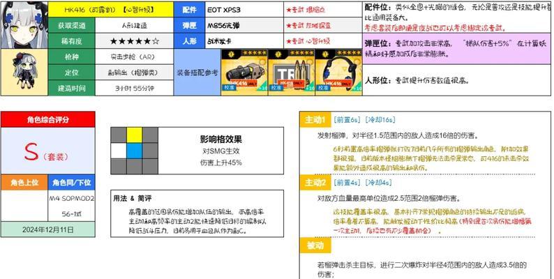 以炼金术师为核心的少女前线强度打法（掌握技能、提升实力）  第3张